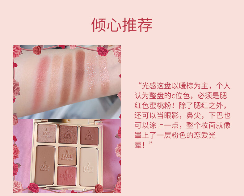 CharlotteTilbury 钟情至爱系列亮颜彩妆盘 GLOWINGBEAUTY 21.5g友好彩妆