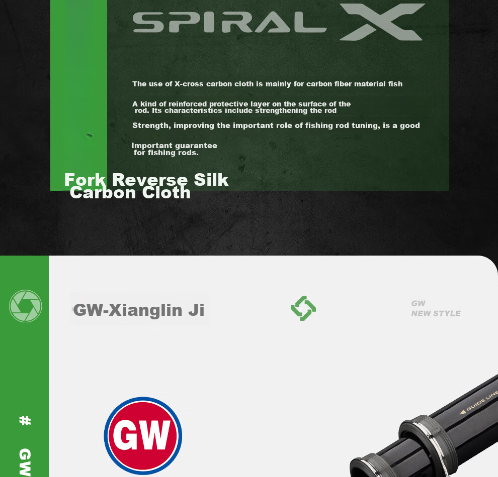 Удилище GW Fishing Rod Xianglin Jirongyao Edition No. 3, 5.4 метра, скользящий поплавок, большие кольца, длинные секции, рокфишинговое удилище