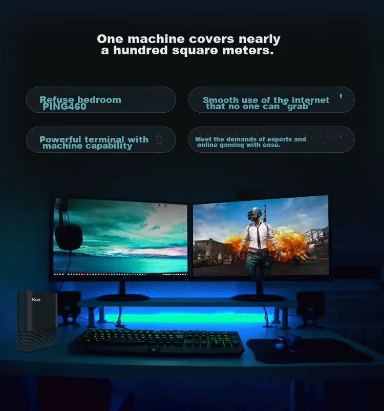 Wi-Fi 6 роутер iKuai Q6000 AX6000, двухдиапазонный, 2.5G WAN, 8 FEM, Mesh