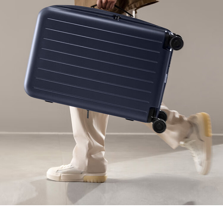 Чемодан Xiaomi Mijia Luggage, 24-дюймовый расширяемый, с поворотными колесами, дорожный чемодан для мужчин и женщин, большой вместимости, с кодовым замком, синий