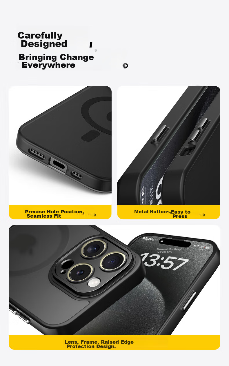 Магнитный чехол для iPhone 15 Pro