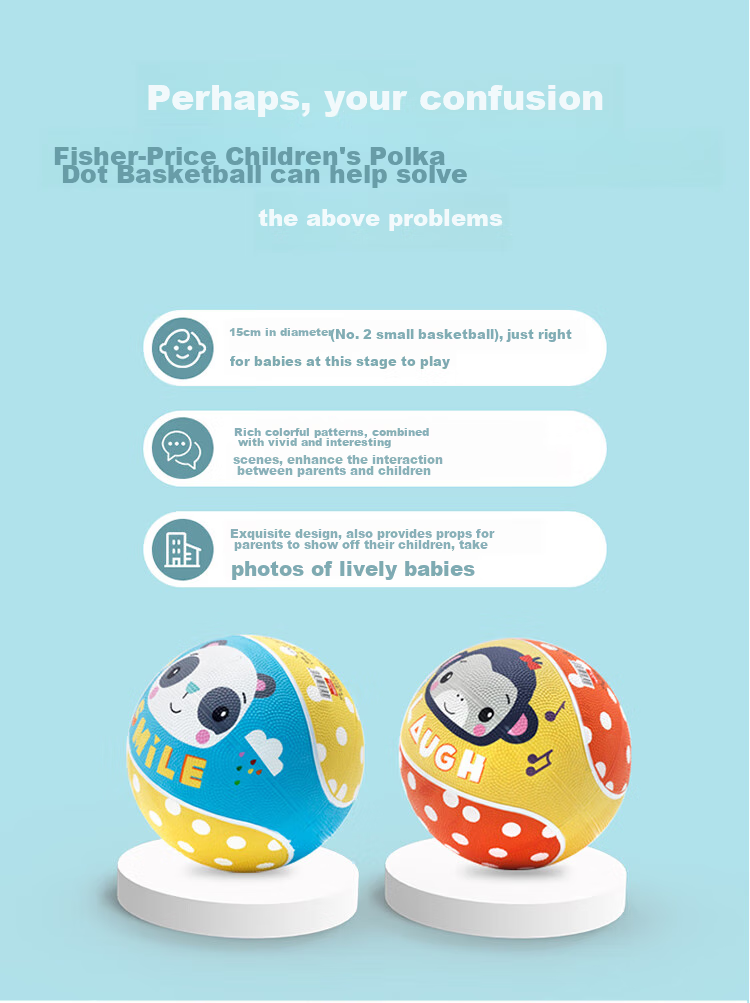 Детский мяч Fisher-Price, 15 см, красный/синий/желтый