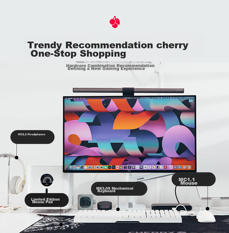 Механическая клавиатура CHERRY MX3.0S, 108 клавиш, алюминиевый корпус, проводная, белая