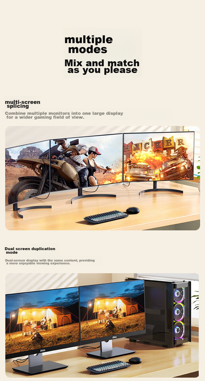 Кабель-адаптер BIAZE Mini DP на DP 1.4, 0.2 метра, 8K 60Hz, HDR, G-Sync/FreeSync, черный