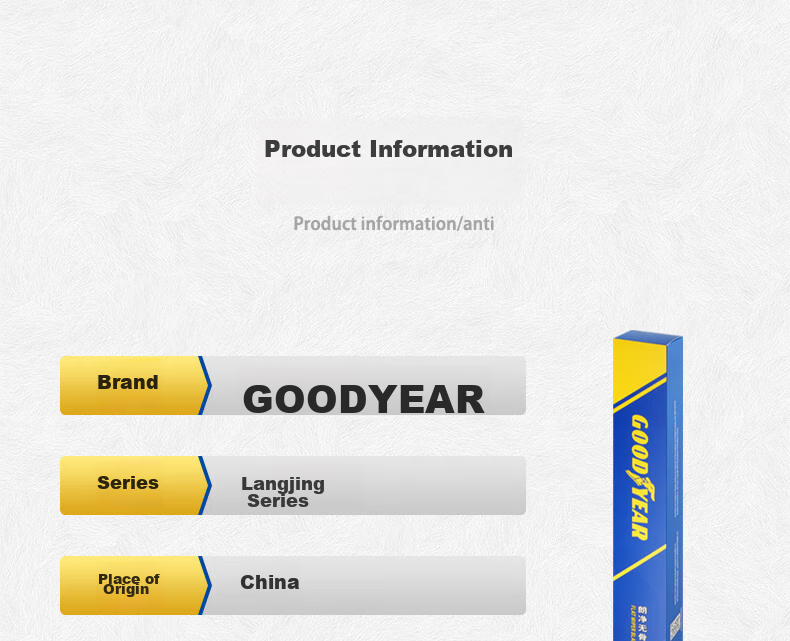 Щетки стеклоочистителя Goodyear ZEEKR Extreme 007, 2 шт., бескаркасные, для лобового стекла, резиновые, 53 см и 53 см