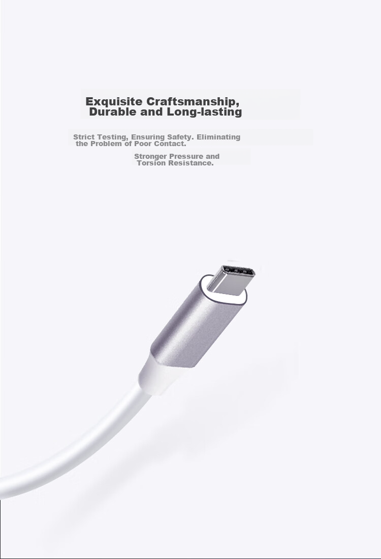 iSky Type-C Expansion Dock, USB-C Hub, Apple Laptop Converter, 4-Port High-Speed Four-In Hub Adapter, Expansion Dock