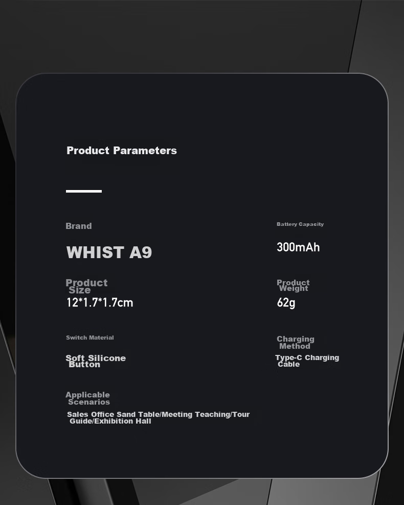 Лазерная указка Whist A9 Black Gold, мощная, USB-зарядка, зеленый луч