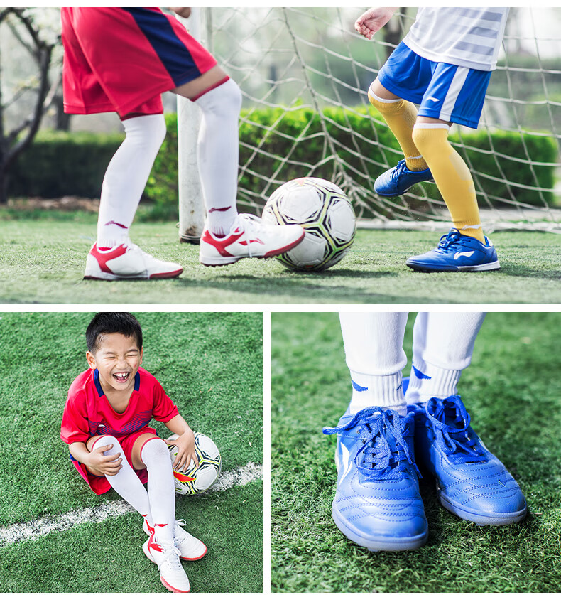 Футбольные бутсы Li-Ning для мужчин и женщин, профессиональные тренировочные шиповки TF для взрослых, подростков и детей, размер 40
