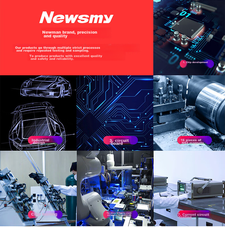 Автомобильное зарядное устройство Newsmy, супербыстрая зарядка, многофункциональное устройство для прикуривателя, трехкомпонентный адаптер, быстрая зарядка, 100 Вт
