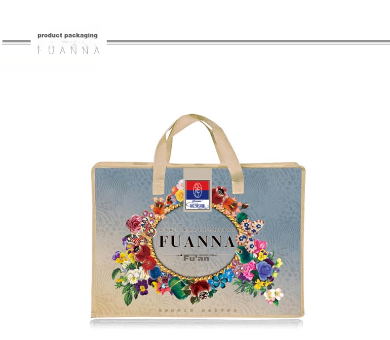 Комплект постельного белья FUANNA Home Textiles, 100% хлопок, 4 предмета, стиль "Пастораль", размер "1.5-метр", цветочный принт, розовый