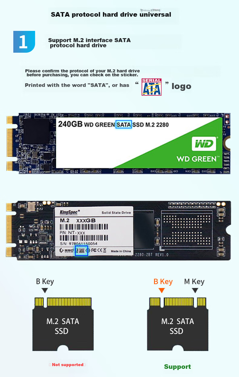 AOKO DA28GR, клонер SSD NVMe/SATA, M.2, док-станция для клонирования жестких дисков, 2 отсека, USB 3.2 Gen 2