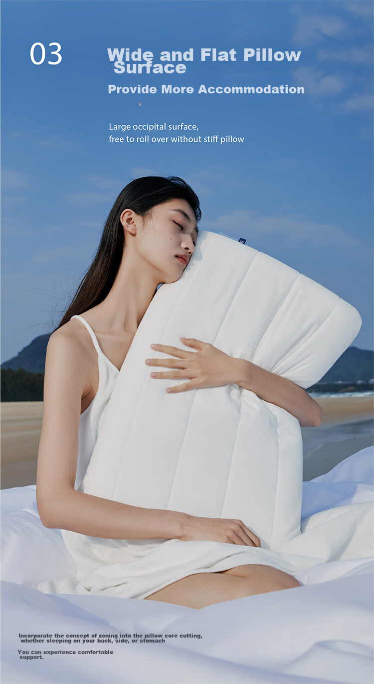 Подушка для сна Yaduoxingqiu Deep Sleep Pillow PRO, для защиты шеи, с медленным восстановлением, из пены с памятью формы, 10 см