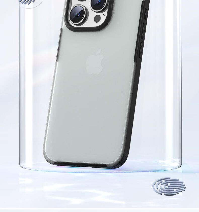 Чехол Lanxingxiansheng для iPhone 15 Pro Max, матовый, противоударный, ультратонкий, премиум серый