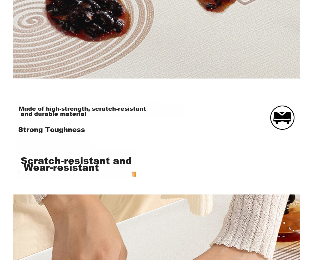 Скатерть Ali Tablecloth, водонепроницаемая, маслостойкая, термостойкая, ПВХ, прямоугольная, 90x140 см, дизайн "Счастливый шар"