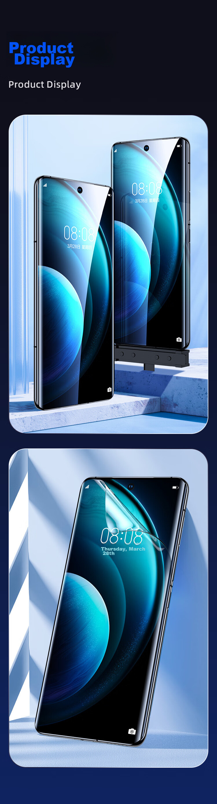 BIAZE Защитная гидрогелевая пленка для Vivo X100 Ultra, 2 шт., полноэкранная, противоударная, антиотпечатки