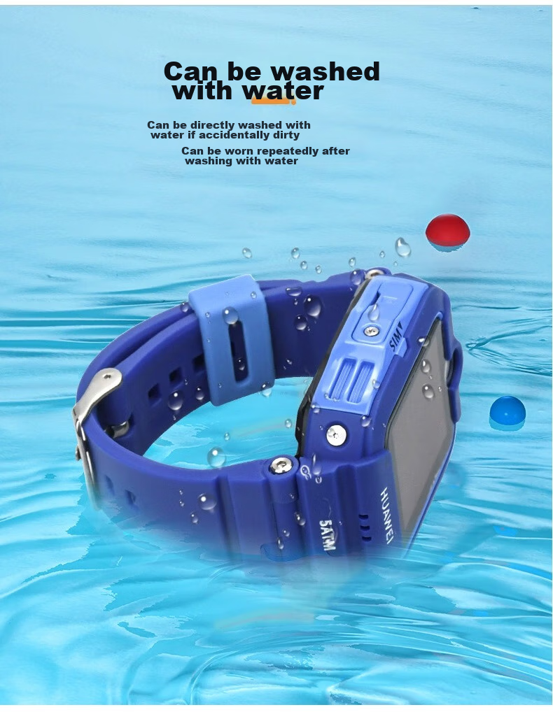 Ремешок для умных часов Iboann из силикона для Huawei Children's Smartwatch 5X/5XPro, спортивный, для студентов, цвет: вишневый цветущий