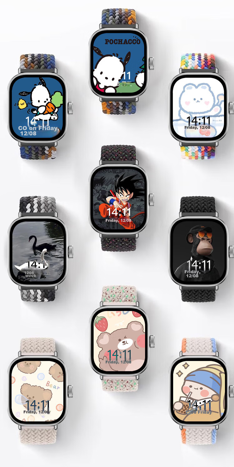 Ремешок CHENSONG для Xiaomi Smart Band 9 Pro/8 Pro, Redmi Watch 6/5/4, плетеный, с магнитной застежкой, черный шоколад