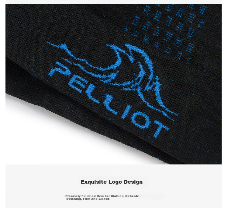 Термобелье Pelliot Sports для мужчин и женщин, высокая эластичность, отвод влаги, для лыжного спорта, быстросохнущее, компрессионный комплект 1856, черный, размер S