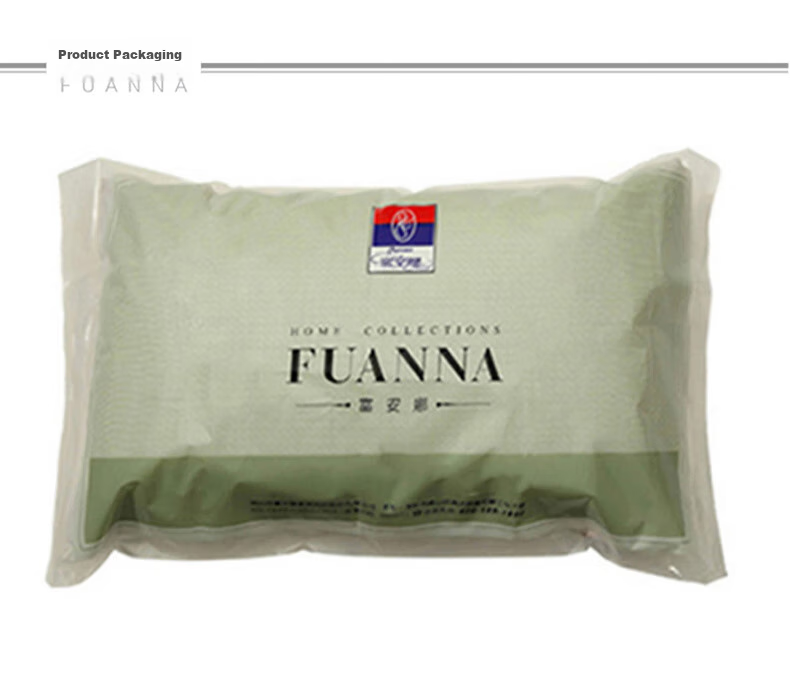 Подушка FUANNA, 66x43 см, 2 шт. в комплекте, полиэстер, хлопок