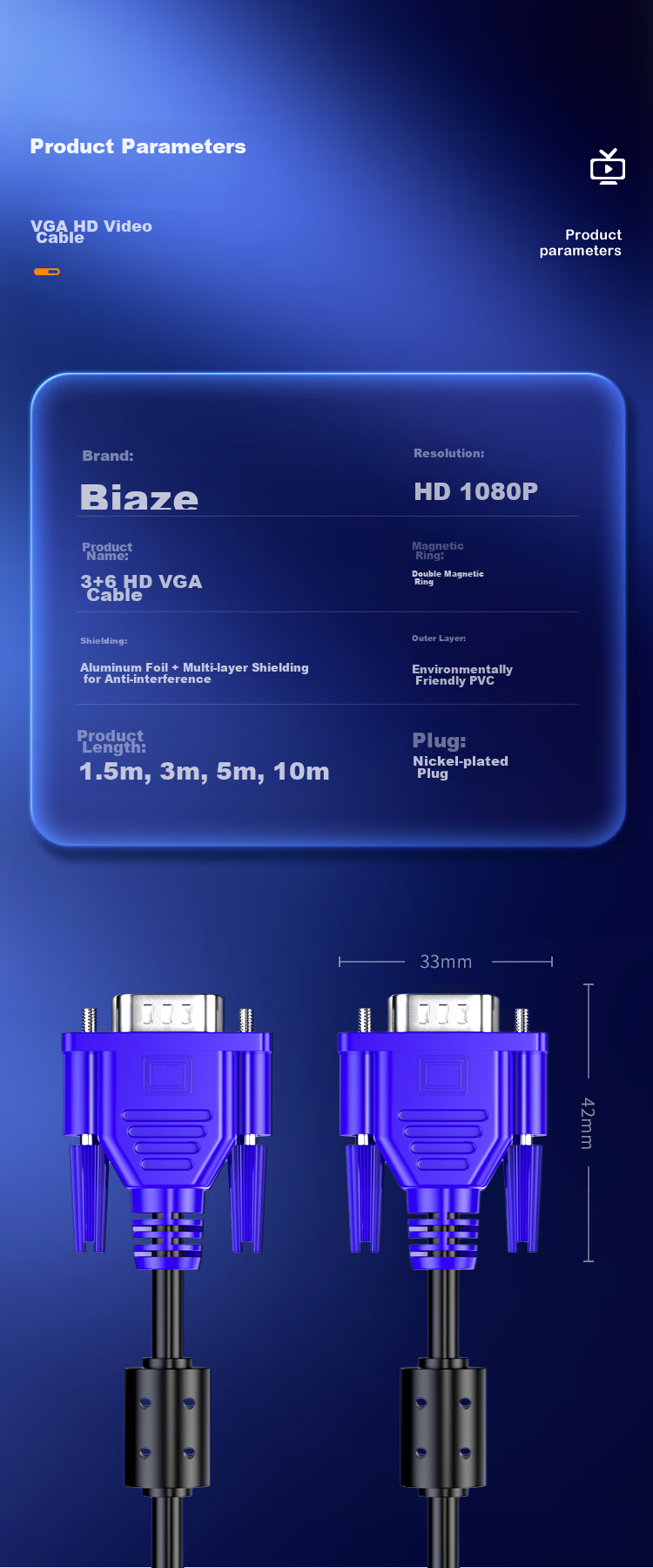 Кабель VGA