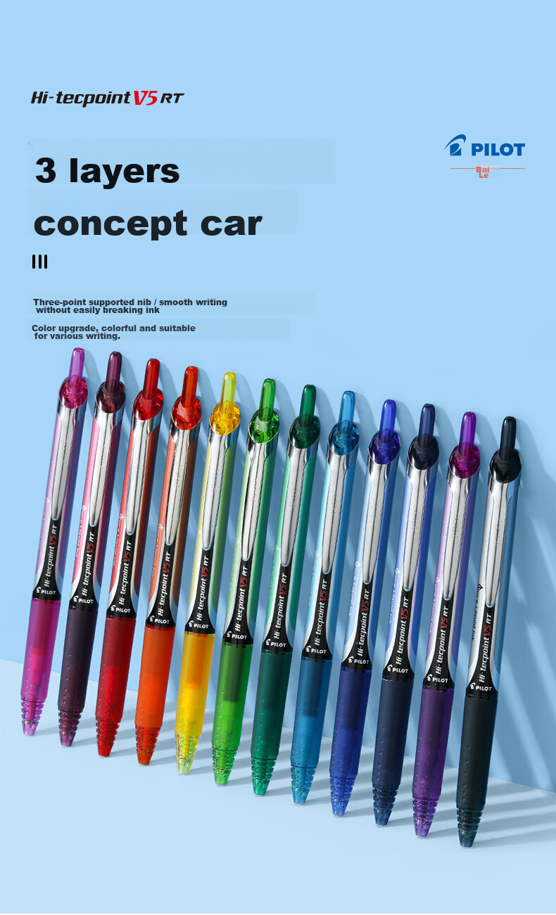  PILOT BXRT-V5 Jingduwang Гелевая ручка 0.5 мм, красная, бизнес-ручка, ручка для экзаменов, канцелярские товары для офиса, 1 шт.