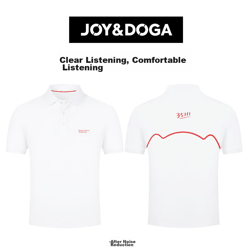 Футболка поло с коротким рукавом JOY&DOGA, мужская, летняя, размер M, белая