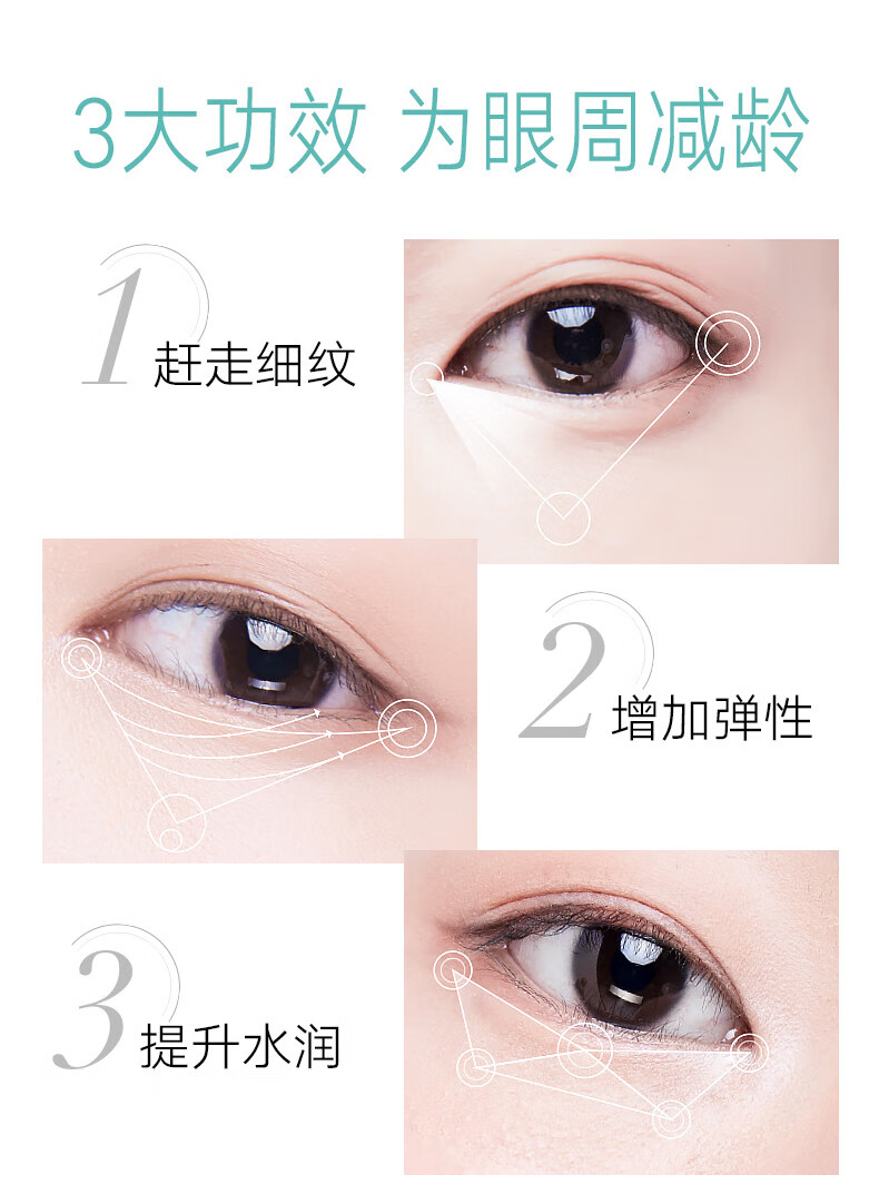 雅芳 AVON 弹力眼霜20g 淡化细纹眼袋黑眼圈 眼周补水紧致女 