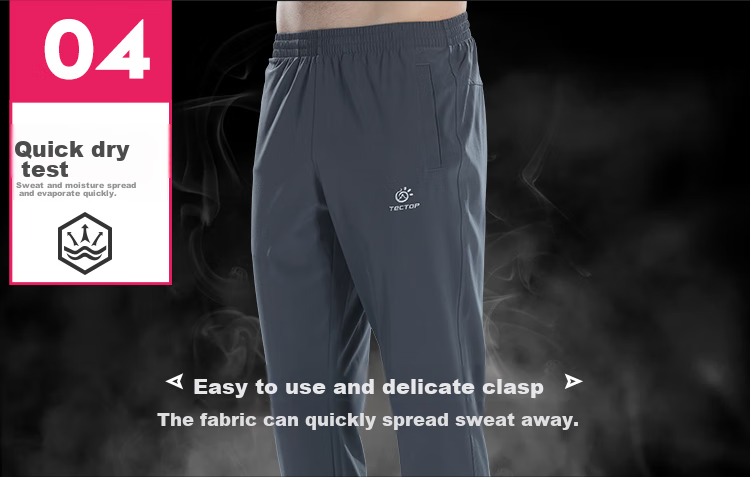 Женские быстросохнущие брюки TECTOP, уличные дышащие брюки для хайкинга, серые, размер 2XL
