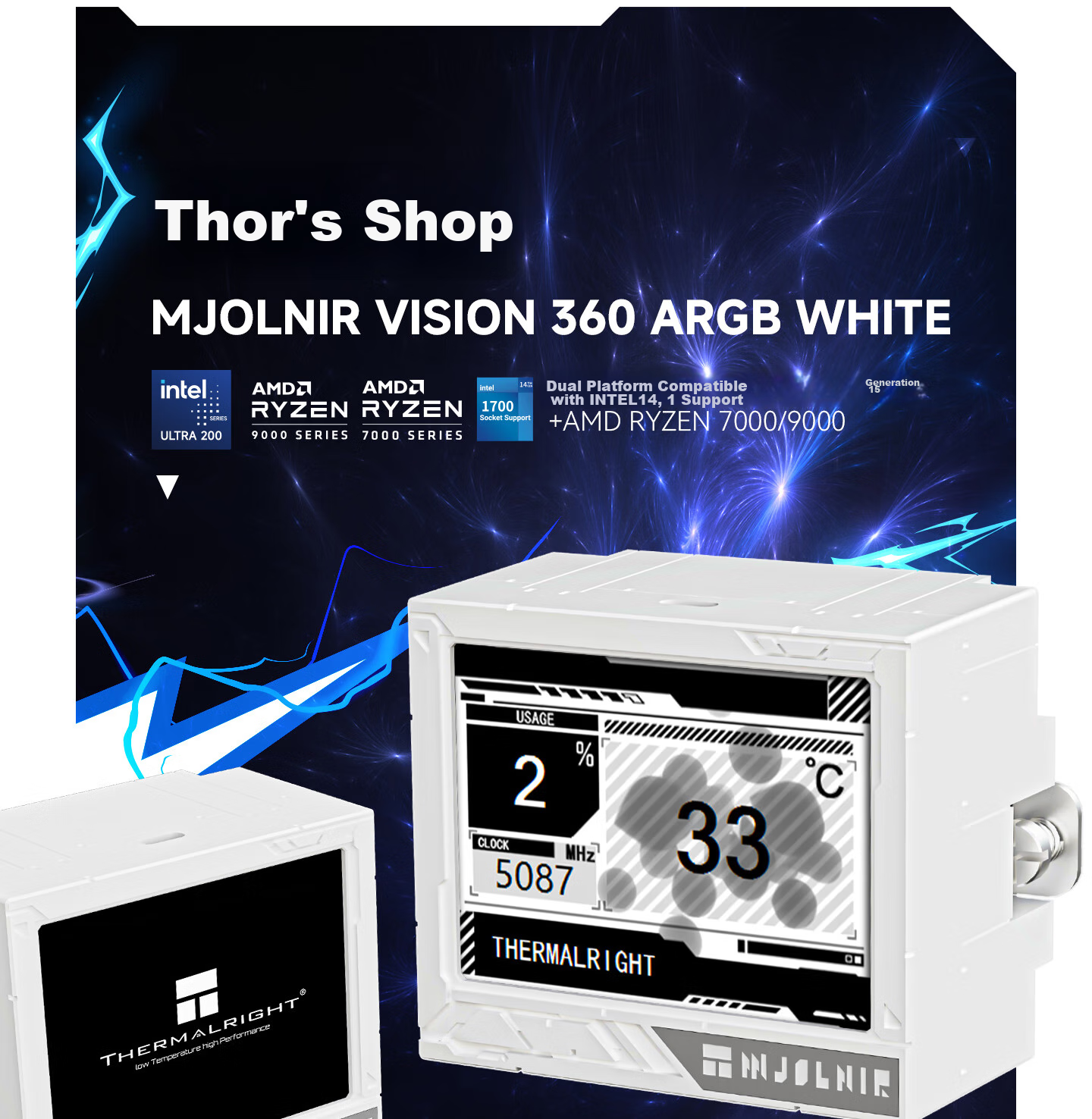 Система жидкостного охлаждения 360 ARGB WHITE