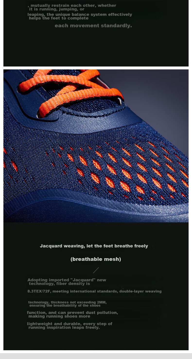 Мужские кроссовки CAMEL Mesh Breathable Lightweight Shock-Absorbing Running Shoes CSS221L0032, синий индиго, размер 42