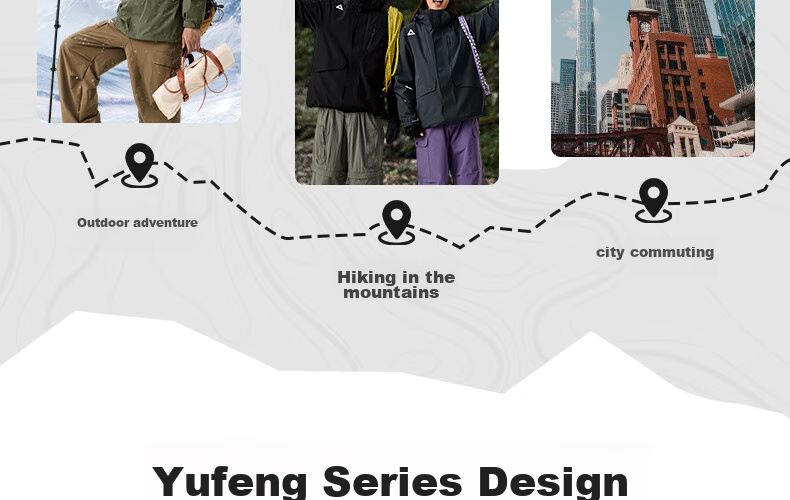 Мужская куртка PEAK Yufeng Jia, профессиональная трехслойная парка для альпинизма, DF544037