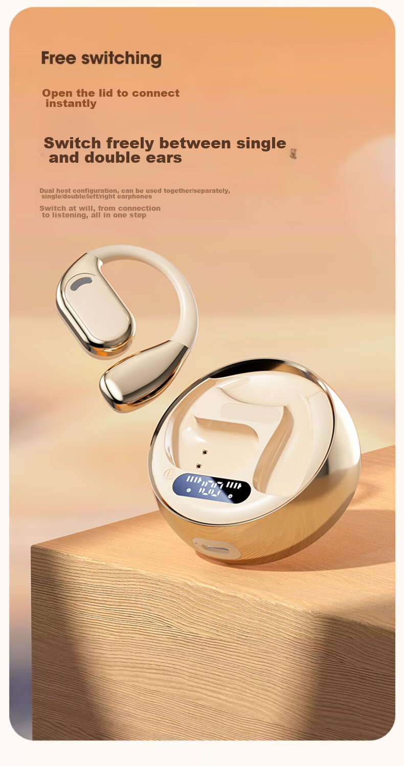 Беспроводные наушники Latuo, совместимые с Apple Bluetooth, модель 2026, спортивные, для бега, с шумоподавлением, оголовье, долговечная батарея, не вкладыши