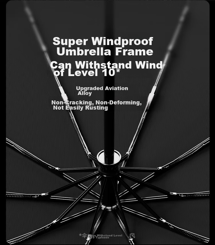 Tianwei Umbrella, полностью автоматический зонт с 20 ребрами, подходит для солнца и дождя, двойные ребра, круглая ручка для удобной переноски и подвешивания на рюкзаки, не настраиваемый