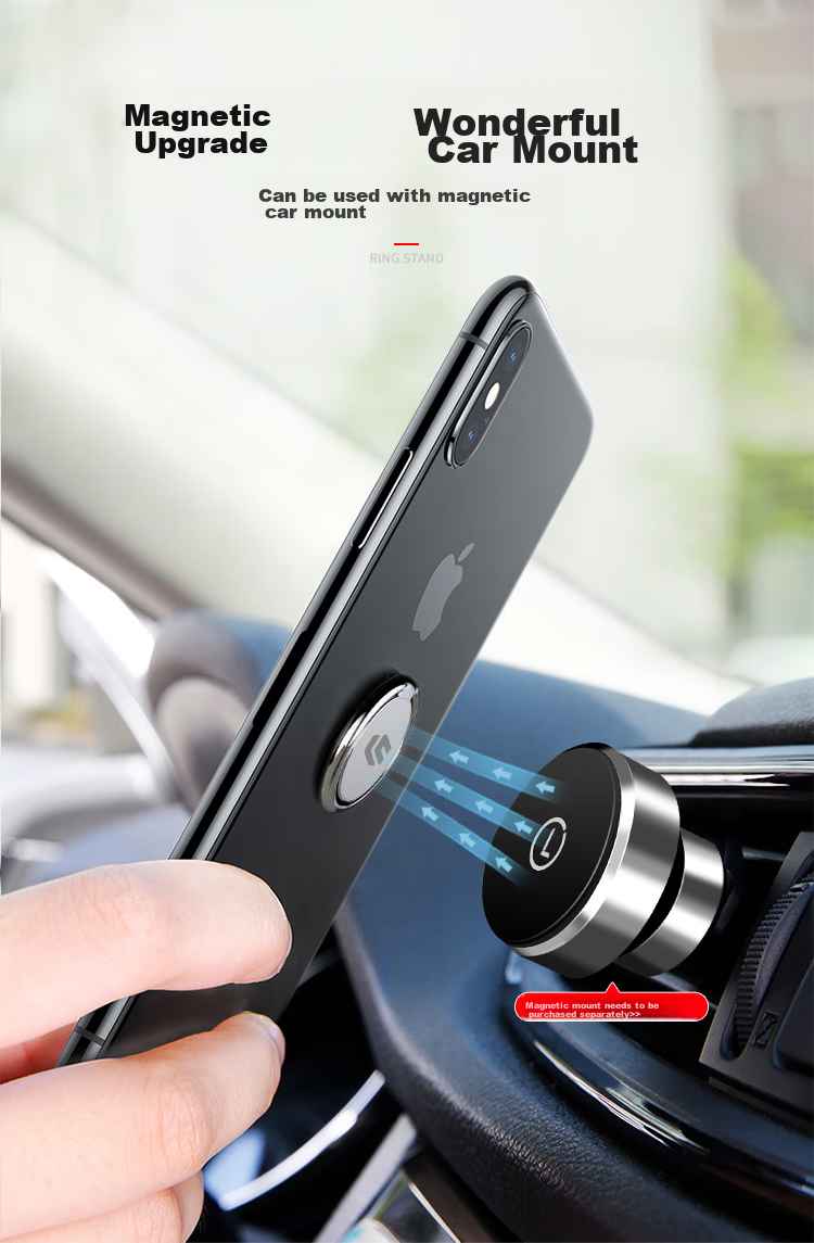 Держатель для телефона LINGCHEN, металлический, настольный, для iPhone 8 Xs Max Apple Android телефонов, совместим с магнитным автомобильным держателем LZH01