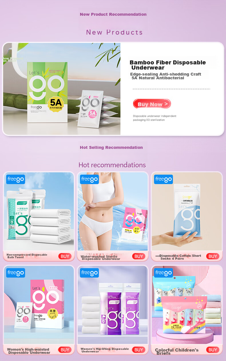Одноразовые трусы Freego Pure Cotton, мужские, стерилизованные, не требующие стирки, 5 штук в индивидуальной упаковке, для путешествий, деловых поездок, мужские серые трусы-брифы, размер XL