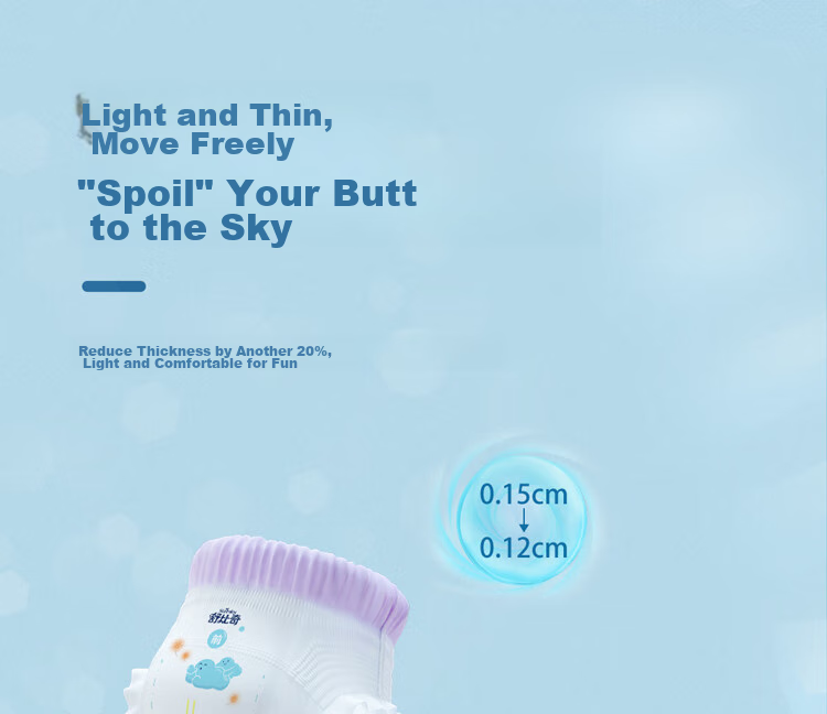 Подгузники-трусики Suitsky Breathable Thin Pull-Up Diapers XXL, 28 шт. Ультратонкие дышащие трусики для роста, размер XXL
