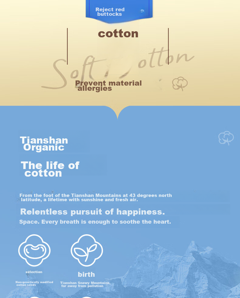 Подгузники Homebaby Premium Cotton, размер M, 88 шт., ультратонкие для чувствительной кожи, для новорожденных мальчиков и девочек, трусики для малышей