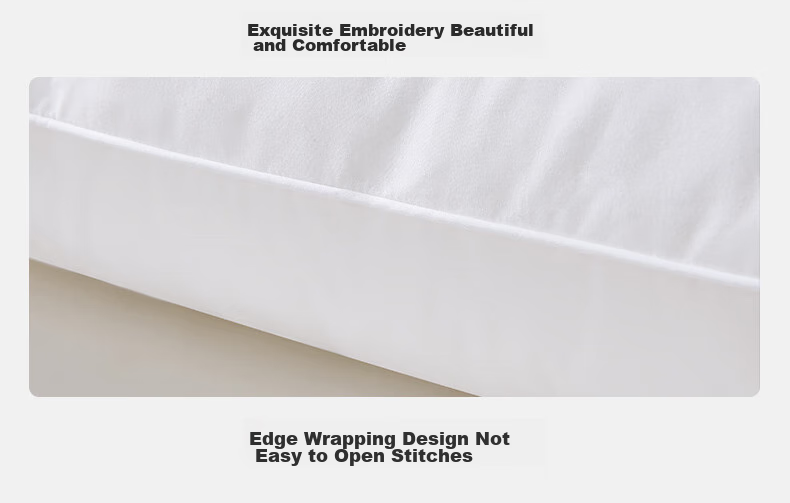 Подушка BEYOND Home Textile, 48*74 см, набор из 2 штук, с вышивкой, средняя, хлопок, полиэстер