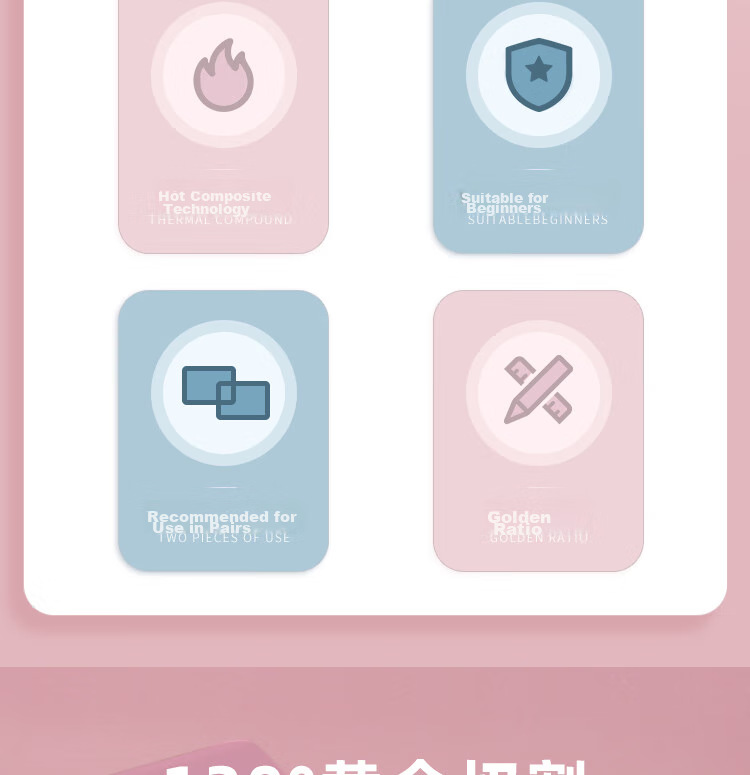 Набор из двух блоков для йоги Duweike, легкий, нескользящий, из EVA, цвет "skin pink"