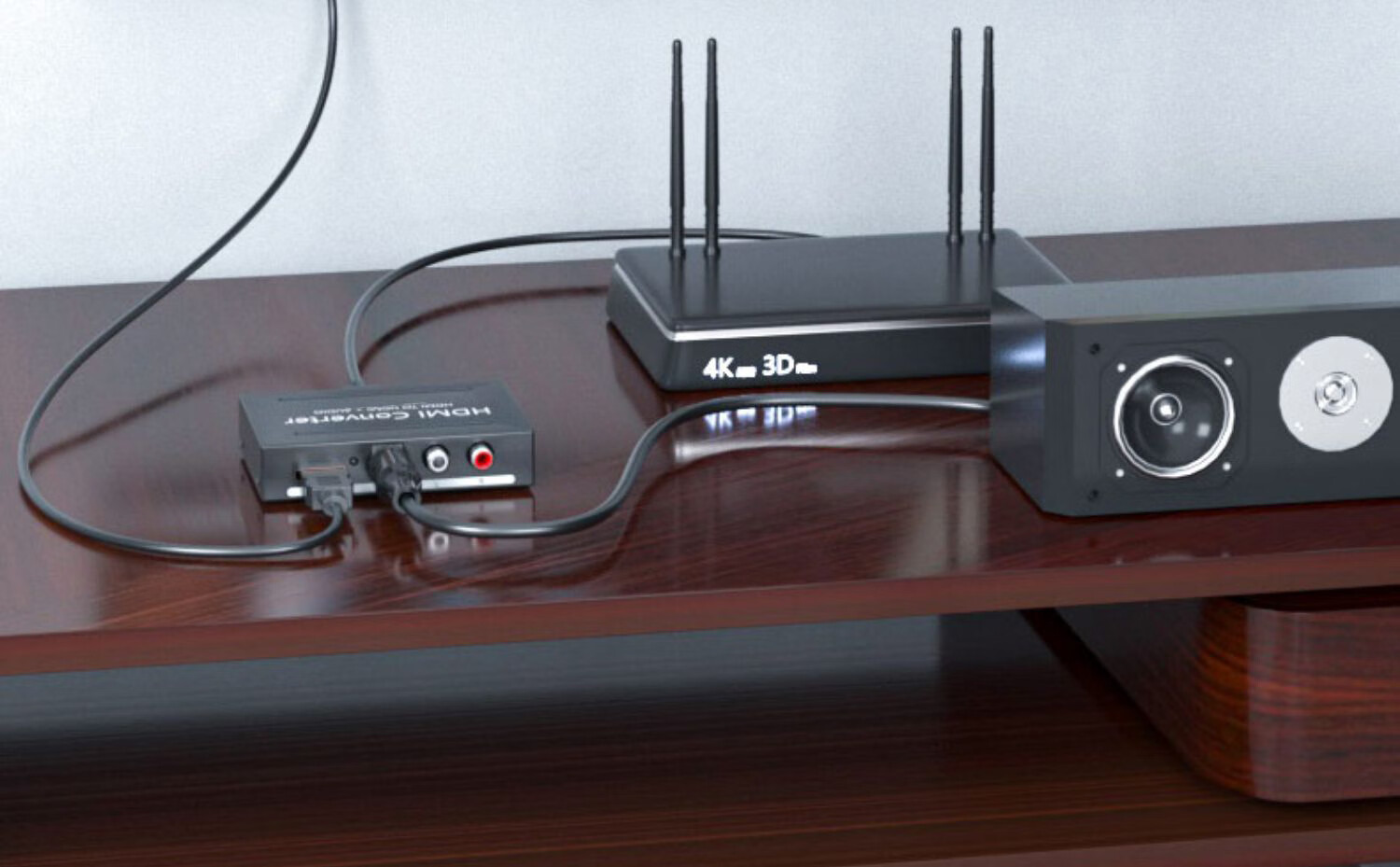 LinkStone HDMI Аудио Разделитель, Конвертер HDMI в HDMI с Оптическим Аудио, Поддержка DTS HD, 5.1 Каналов + Оптический + 2 RCA, 4K