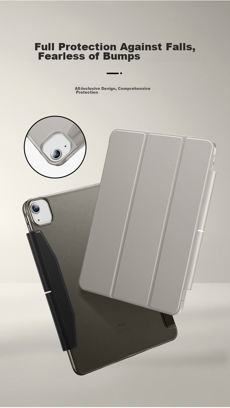 Чехол ESR для iPad Air 13 (2024/2025) / iPad Pro 12.9 (2021/2022), тонкий, противоударный, черный