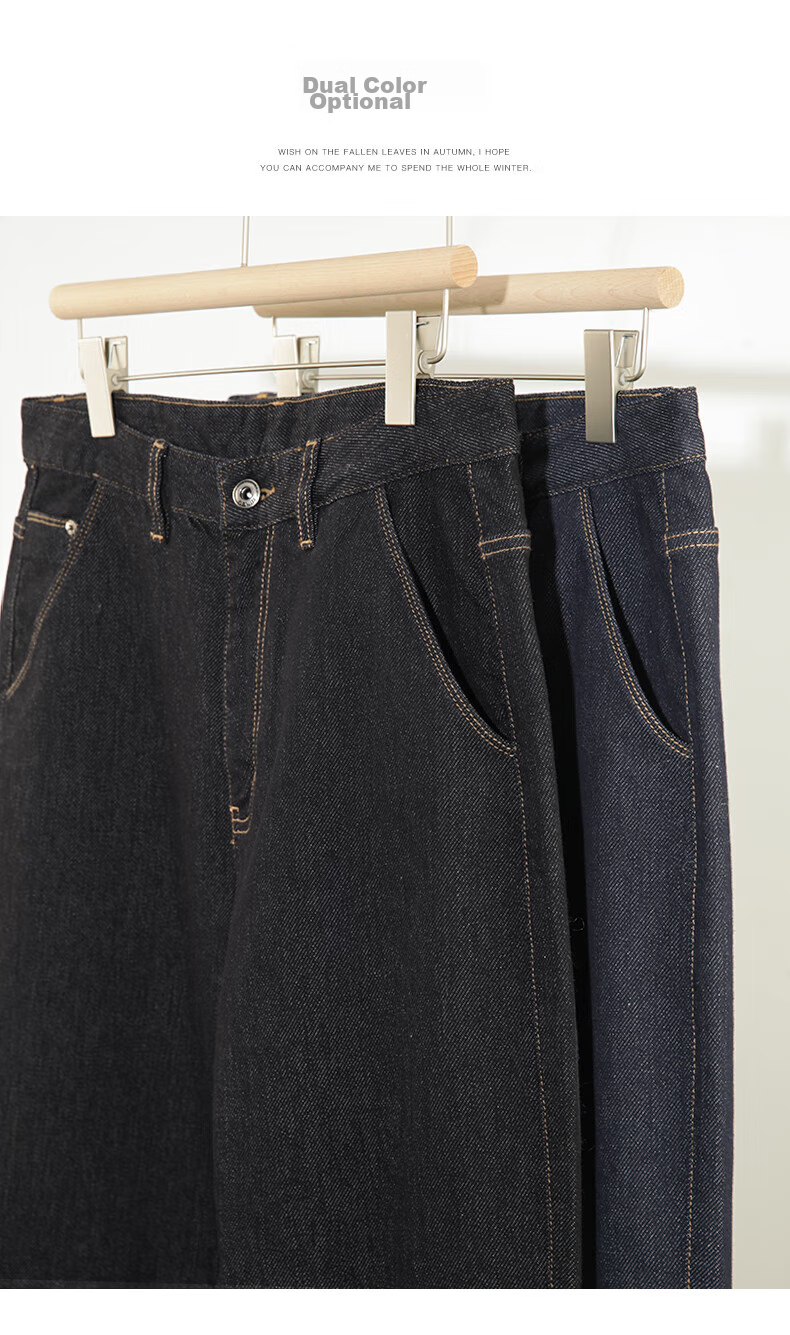 Джинсы MARKLESS [Original Color Jeans] мужские, текстурированные, осенне-зимние, модель 1031, цвет Деним Синий [Стойкий цвет], размер 29