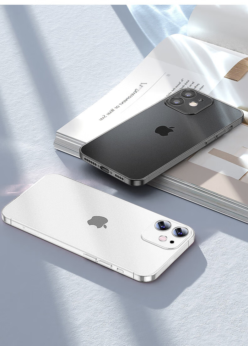Чехол NEYAA для iPhone 12, противоударный, ультратонкий, прозрачный, матовый, синий