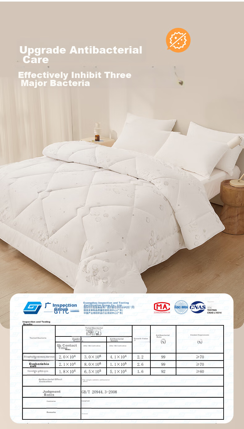 Одеяло BEYOND Home Textiles, 100% австралийская шерсть, антибактериальное, класс А, зимнее, 150*210 см