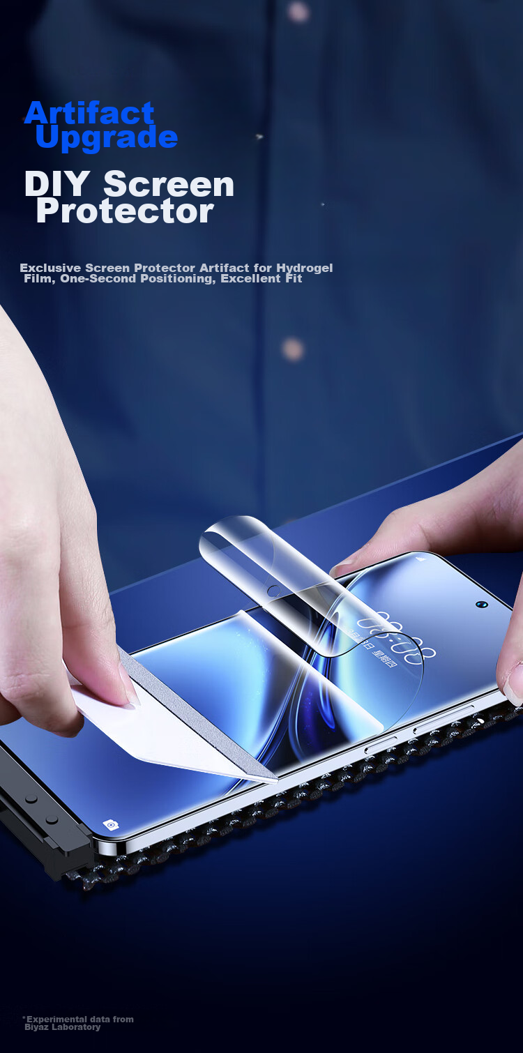 Защитная гидрогелевая пленка BIAZE для Vivo X200 / X200 Pro, полноэкранная, противоударная, антибликовая, 2 шт.
