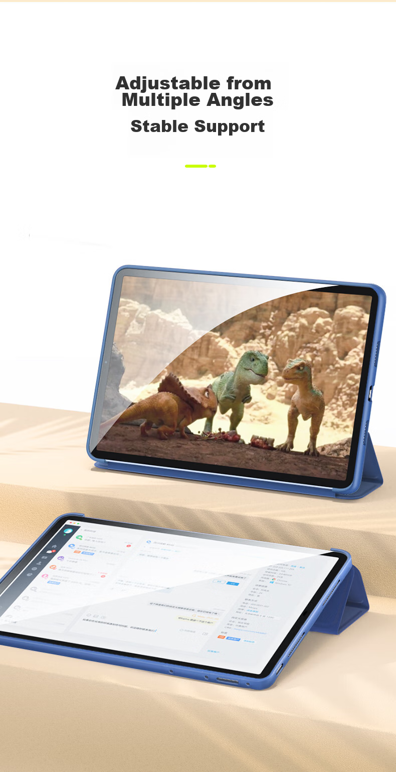 Защитный чехол CangHua для Honor Tablet X9 11 дюймов, ультратонкий, противоударный, с подставкой, классический черный