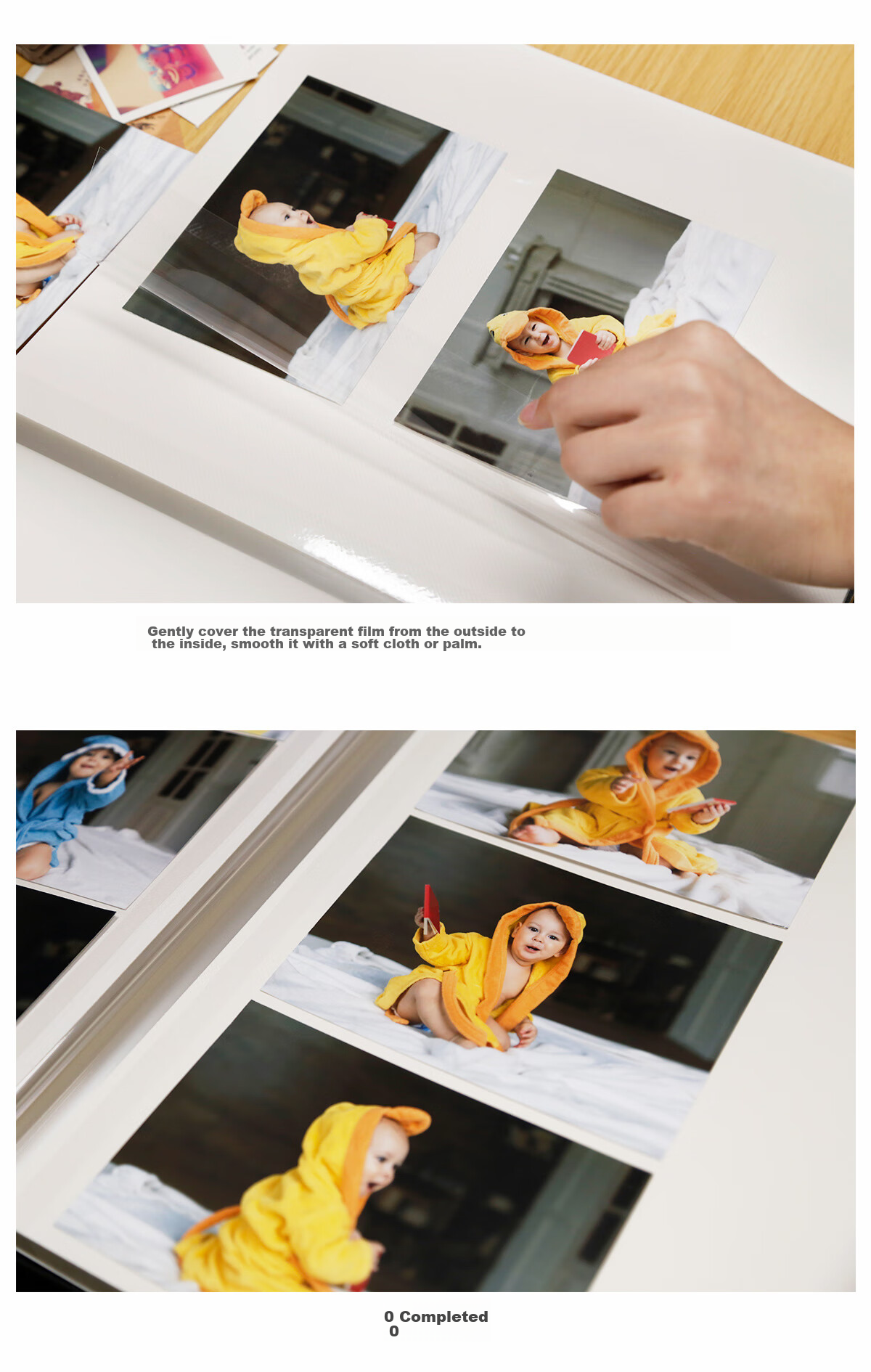 Фотоальбом KODAK, самоклеящийся, для семейных фотографий, 18 дюймов, желтый