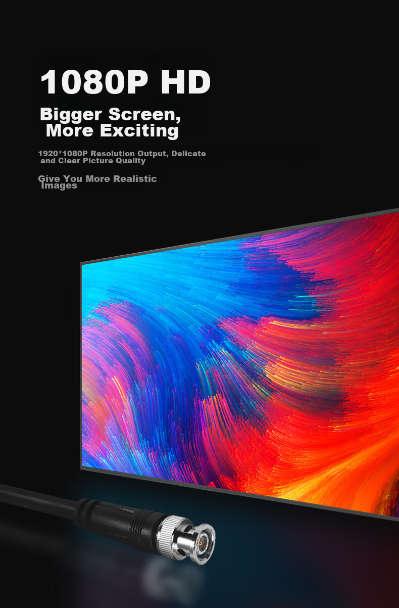 Кабель KSRGB 3G-SDI, BNC 75-5, для HD-камер, 2 метра