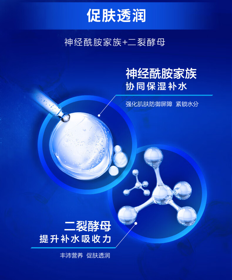 高夫恒润保湿臻润礼盒(洁面120g+水120ml+乳50ml+喷雾150ml）男士护肤