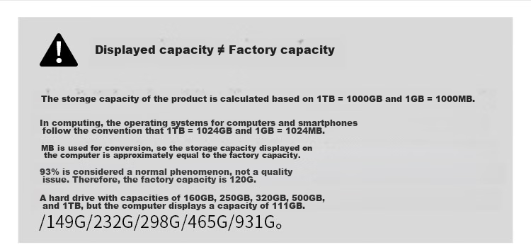 Портативный внешний жесткий диск KESU, 500 ГБ, USB 3.0, стильный черный, 2,5 дюйма, для резервного копирования файлов и фотографий, внешний накопитель